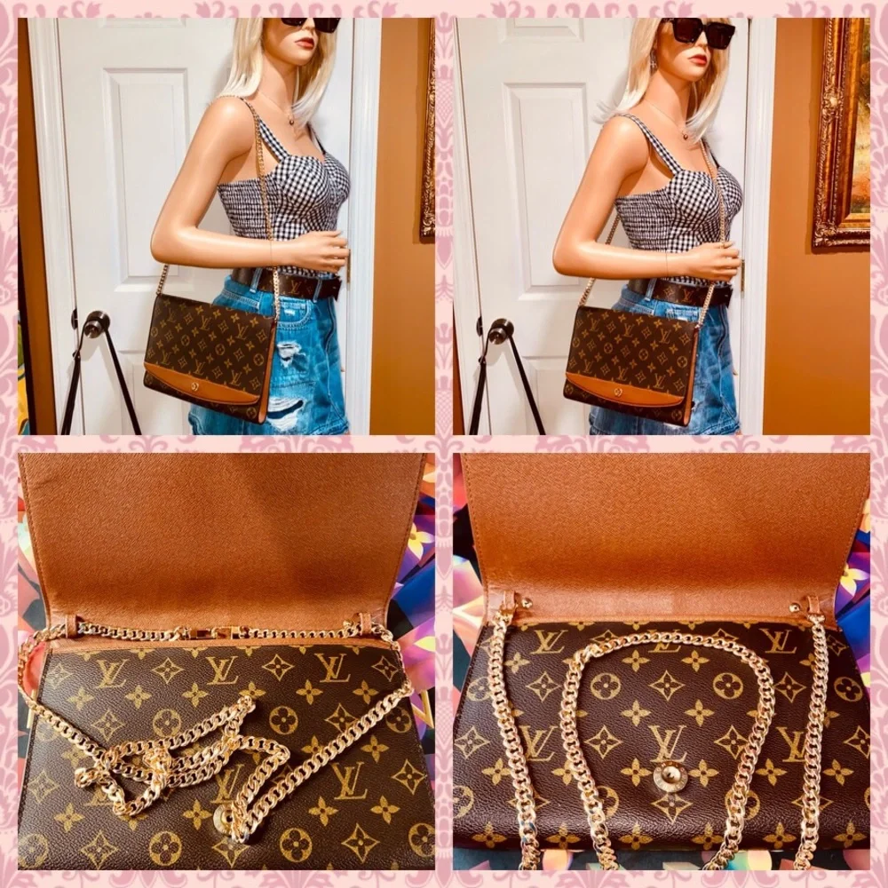 ♥️🛍💯Authentic Louis Vuitton Bordeaux Shoulder Bag in Monogram